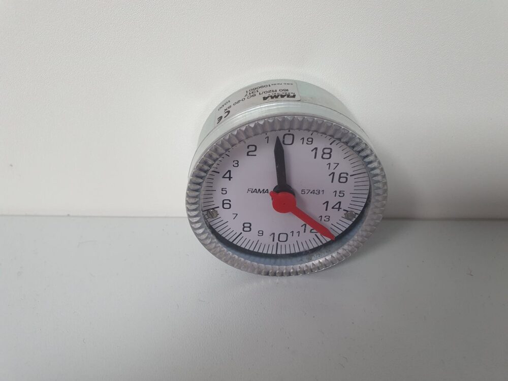 Pressure gauge FIAMA I60 R20/1 SC 0-20 SX 1317