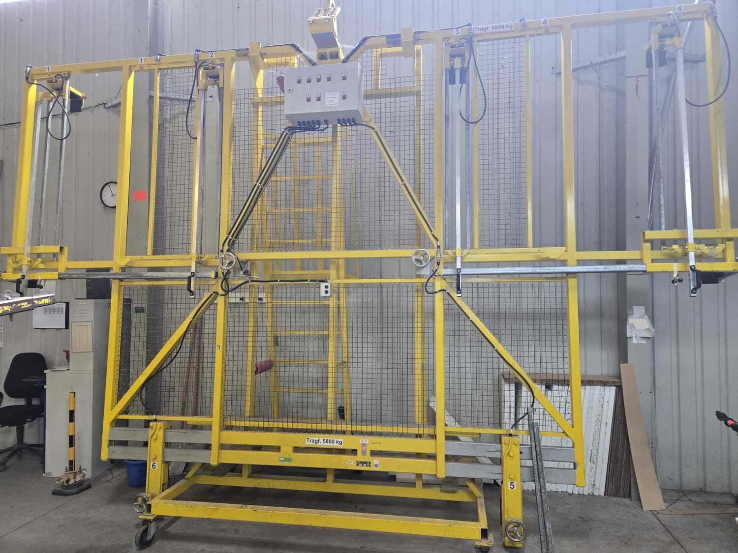 Glass loading fork for oversized glass Hegla LG 58 S