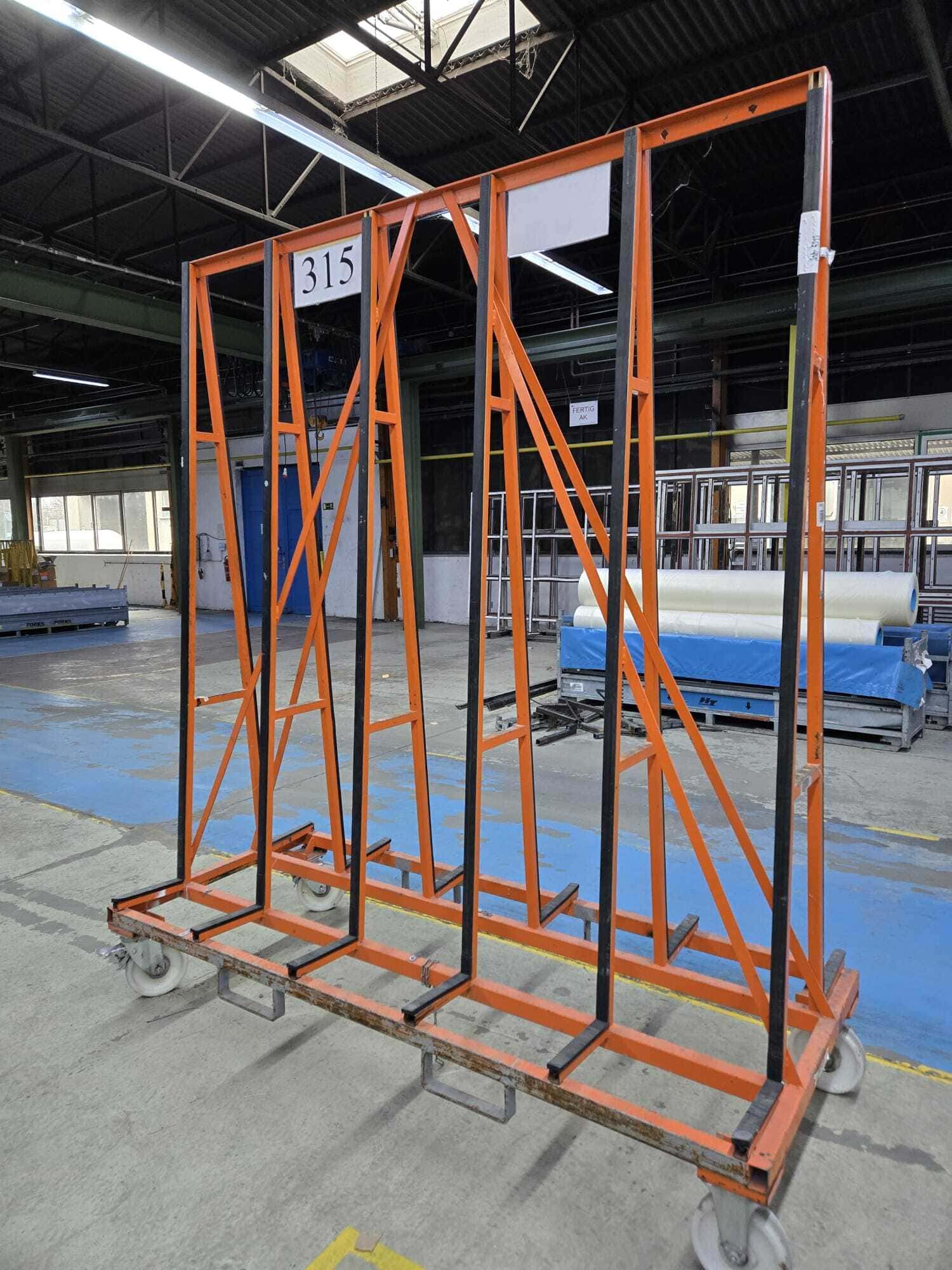 Glass transport trolley Hegla TL 100