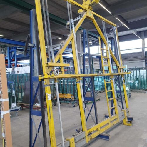 A-Glaslagergestell für geteilte Maße