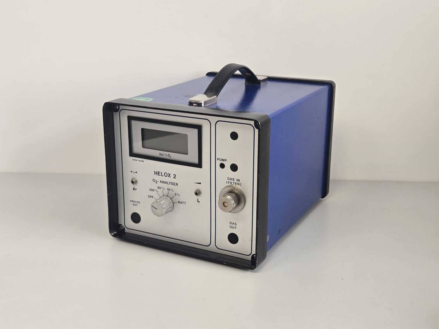 Restsauerstoff-Meßgerät Helantec Helox KVSN-F – Bild 3