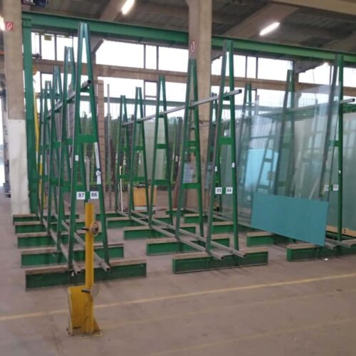 A-glass storage racks Hegla TL50/3