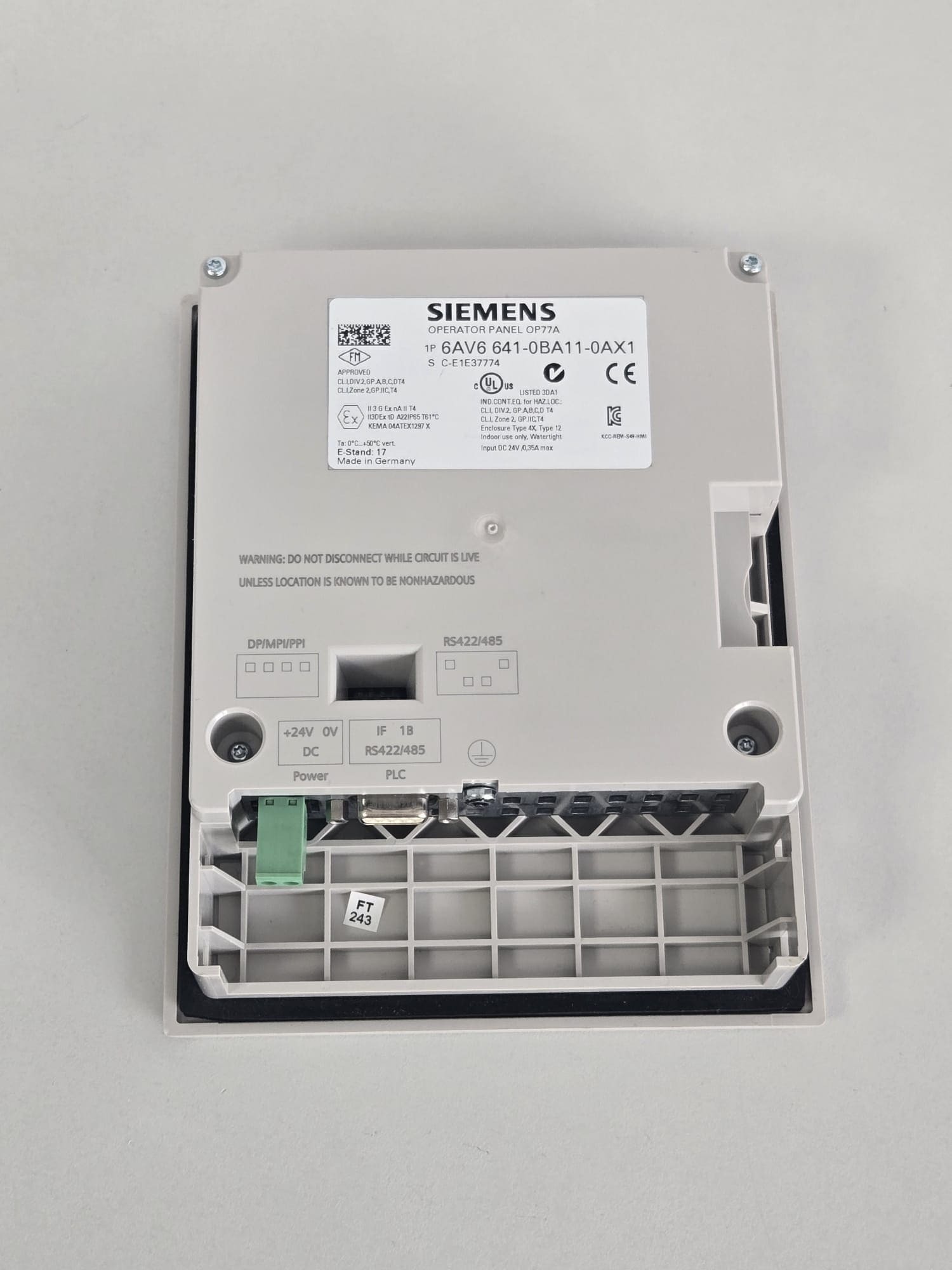 Operator Panel Siemens OP77A – Bild 2