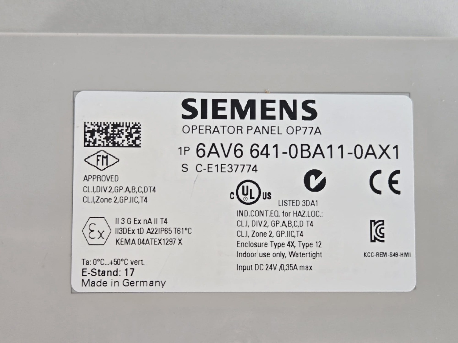 Operator Panel Siemens OP77A – Bild 4