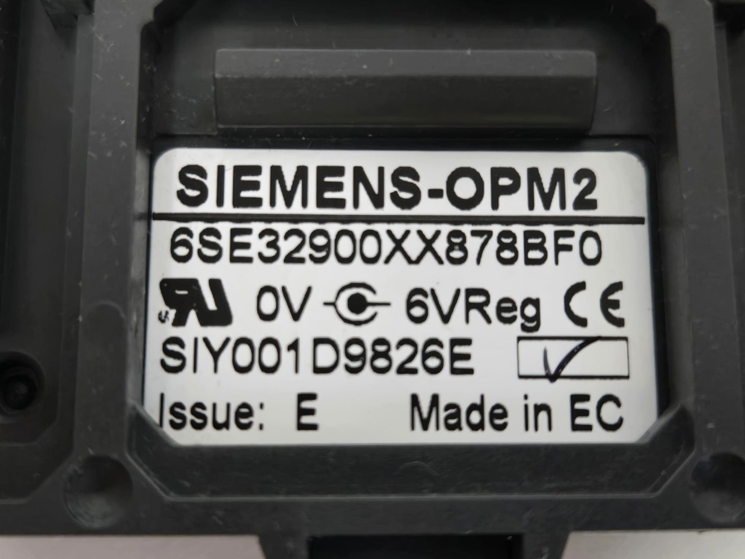 Bedienfeld Siemens OPM2 – Bild 3