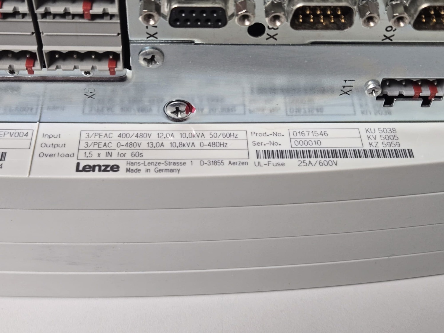 Wechselrichter Lenze EVS 9325-EPV 004 – Bild 4