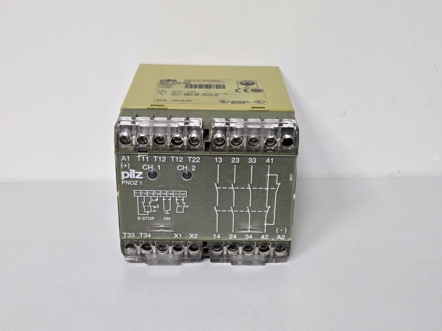 Sicherheitsschaltgerät Pilz PNOZ1 24VDC 3S10 – Bild 4