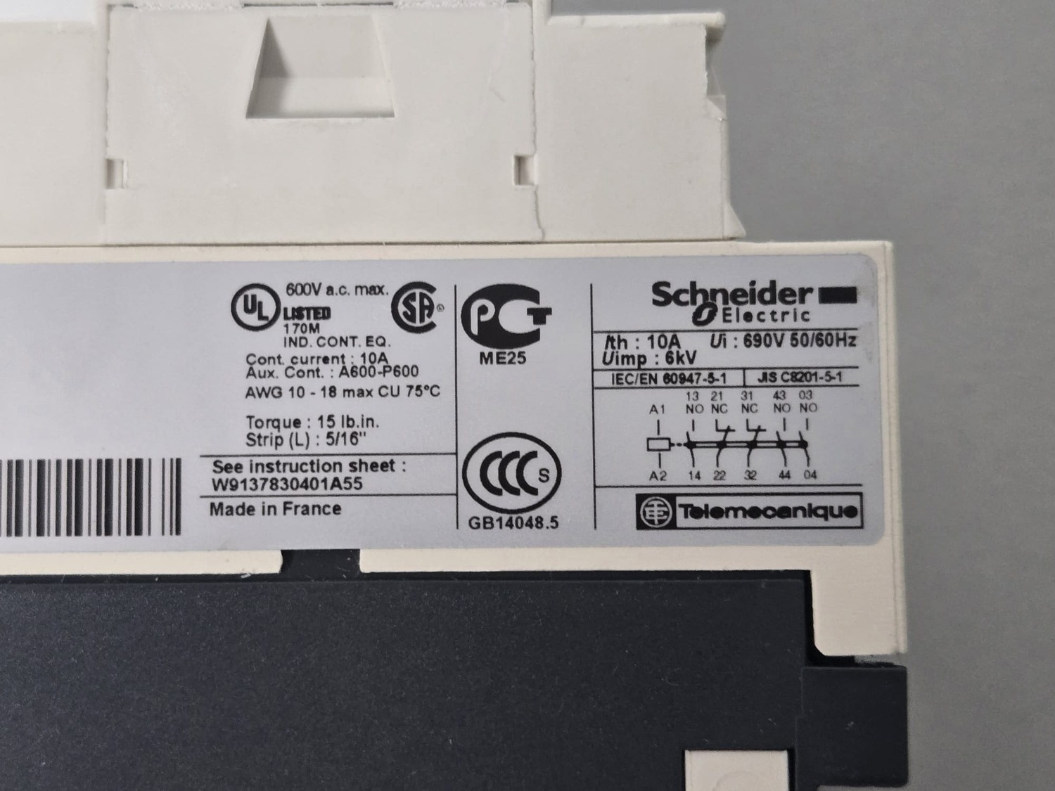 Schütz Schneider Electric CAD32BD – Bild 3