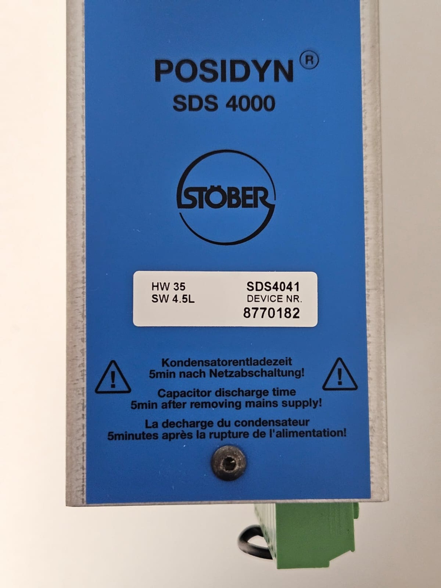 Servoumrichter Stöber SDS 4000 / SDS4041 – Bild 5