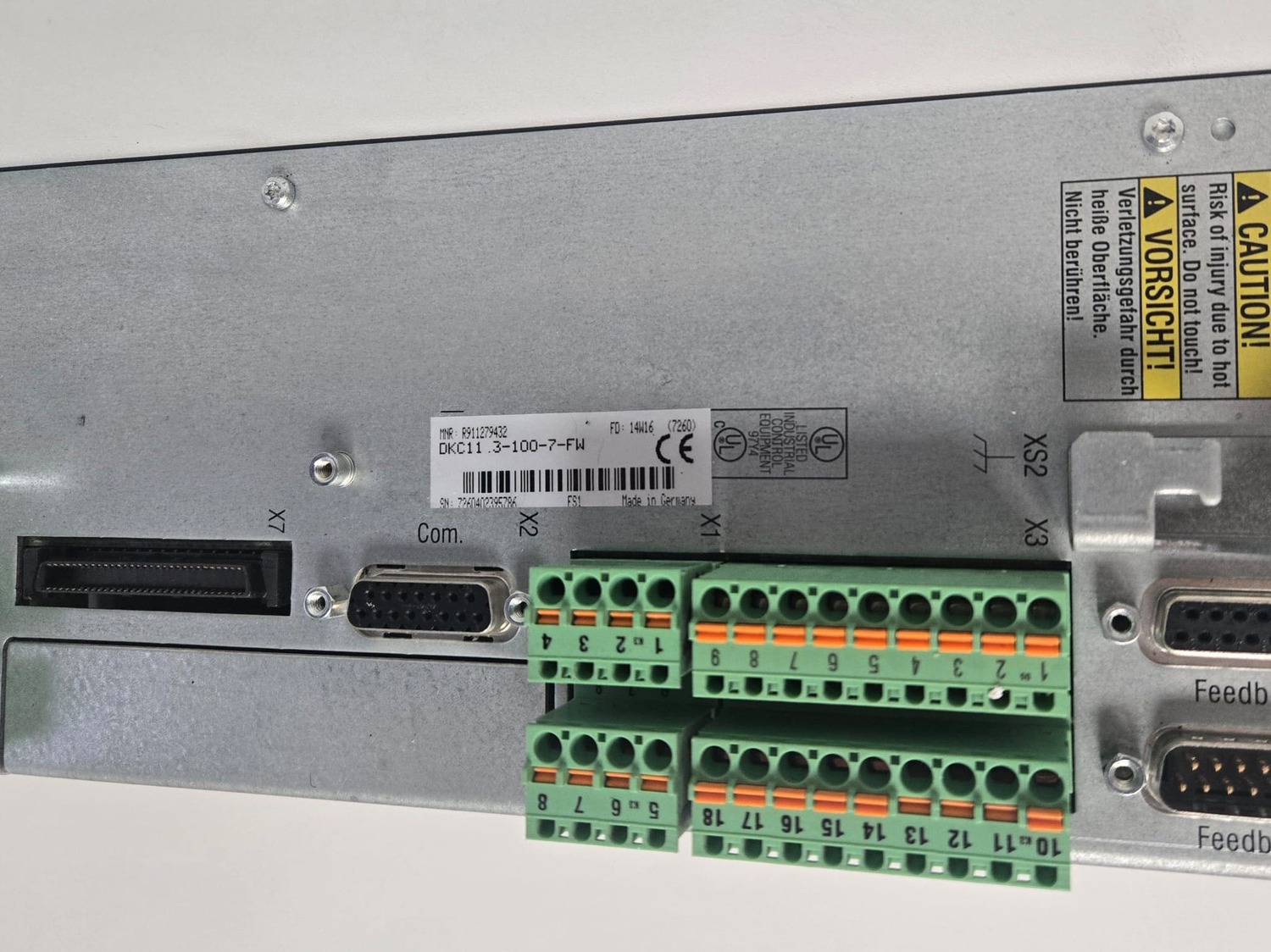 SERVODRIVE CONTROLLER Rexroth – Bild 3