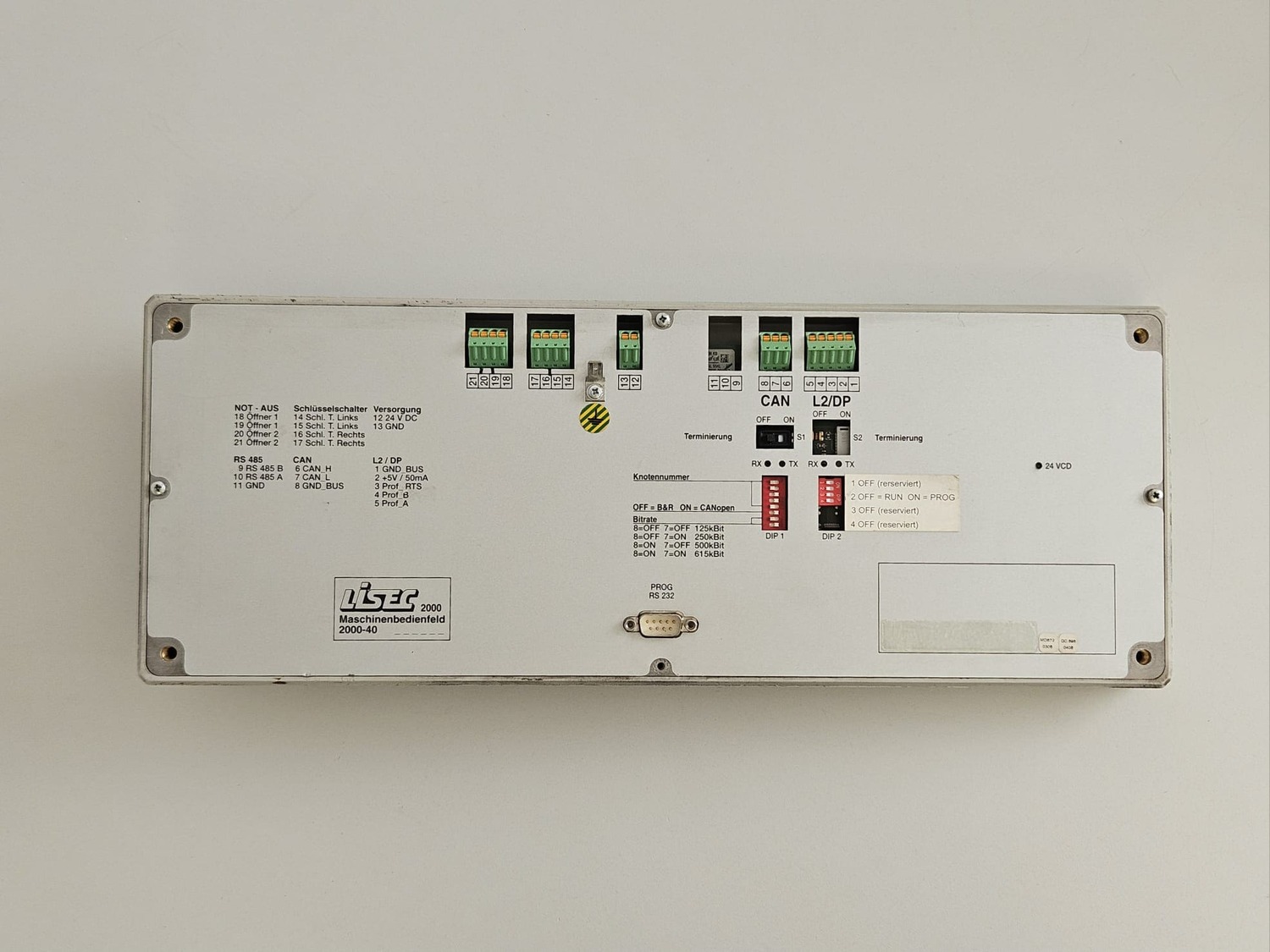 Maschinenbedienfeld Lisec 2000-40 T2 – Bild 2