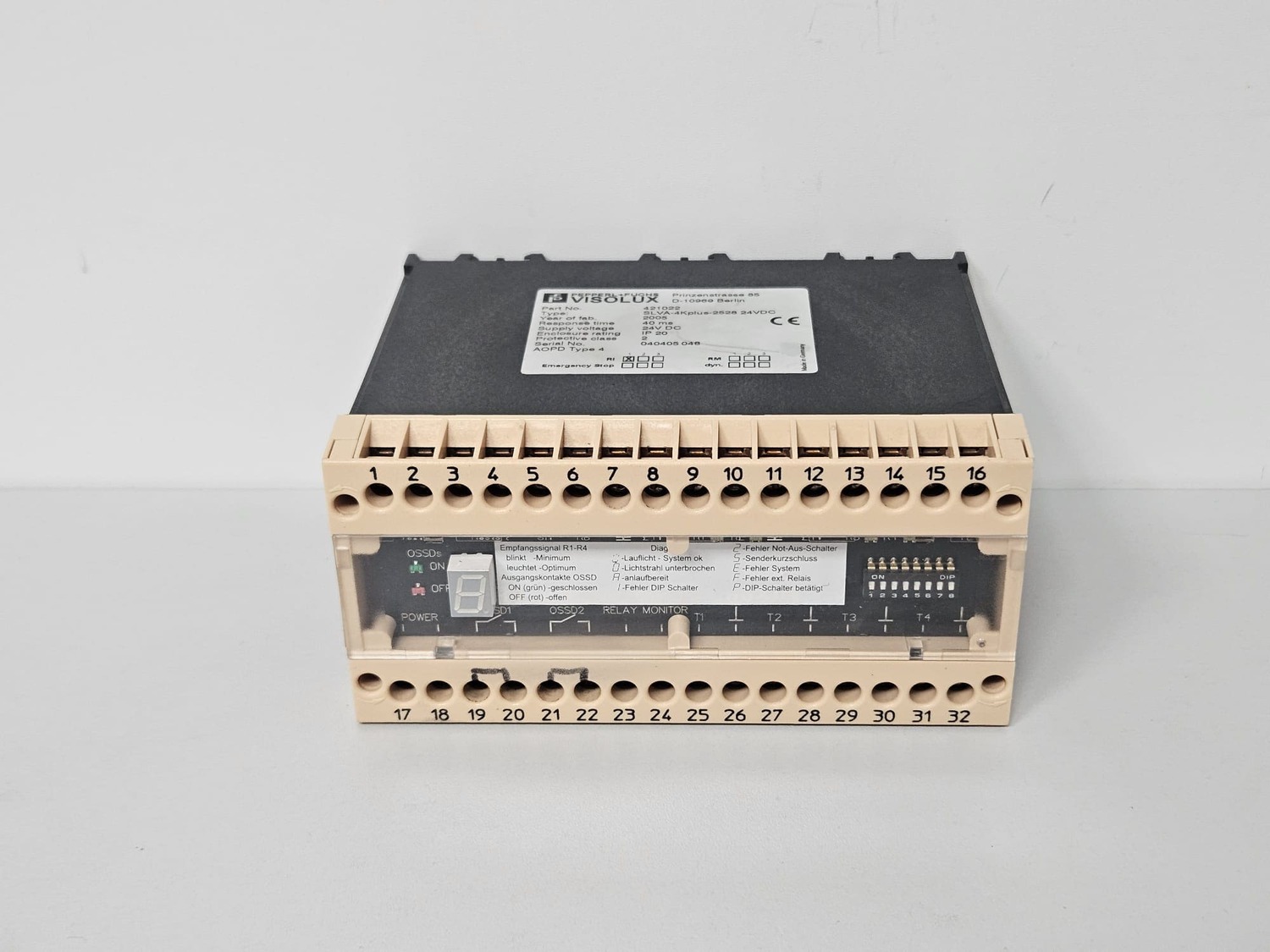 Sicherheitssteuerung Pepperl + Fuchs SLVA-4Kplus-2528 24VDC