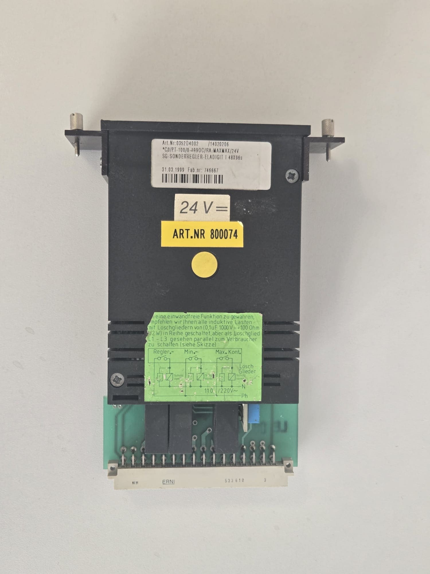 SG-Sonderregler-Eladigit Elrest C0/PT-1000/0-1990C – Bild 3