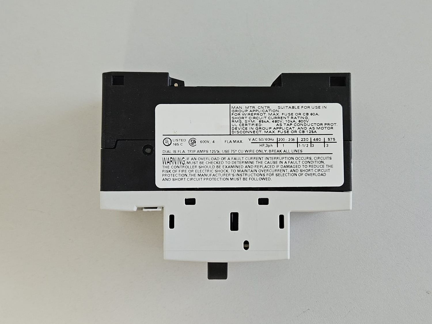 Performance switch Siemens 3RV1011-1EA10 - Image 3