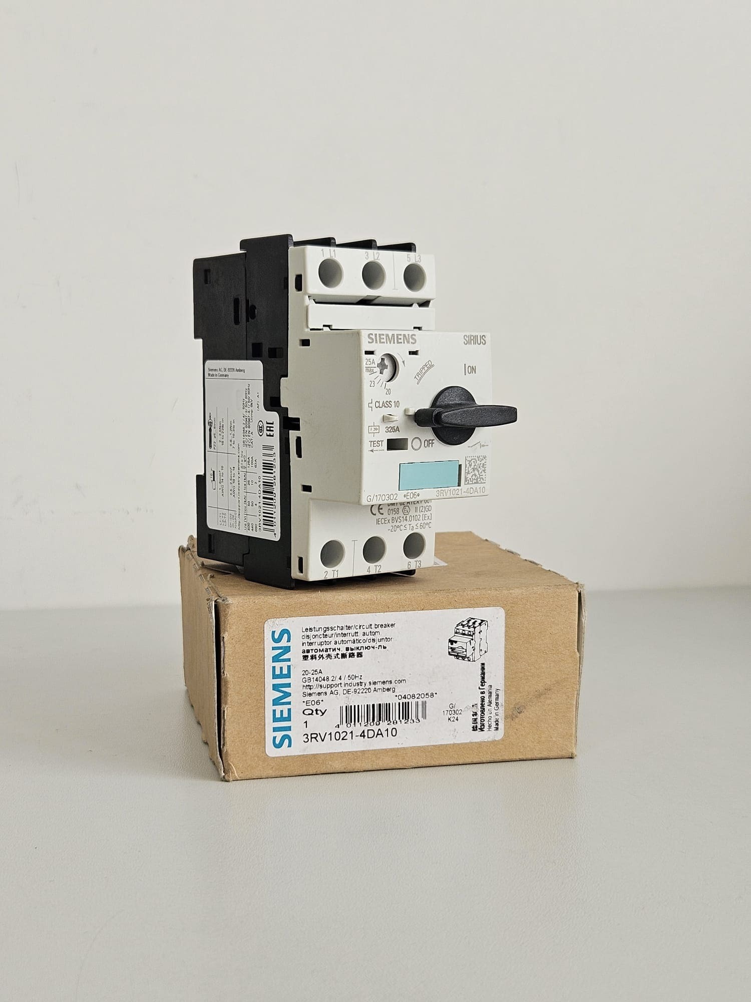 Performance switch Siemens 3RV1021-4DA10