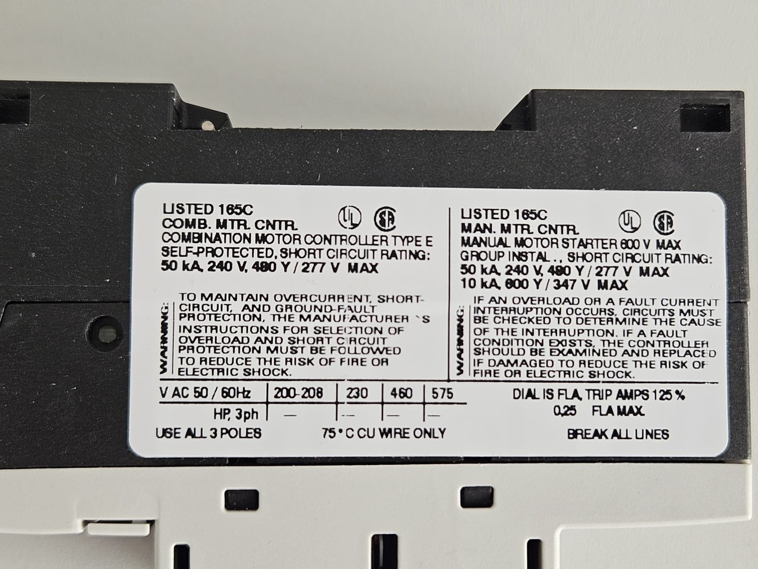 Performance switch Siemens 3RV1011-0CA10 - Image 4