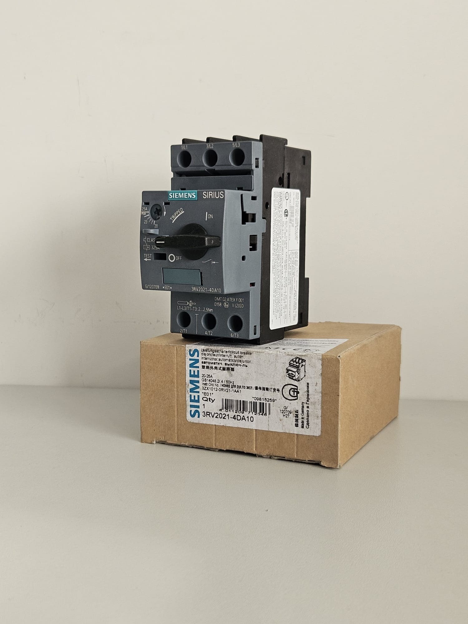 Performance switch Siemens 3RV2021-4DA10