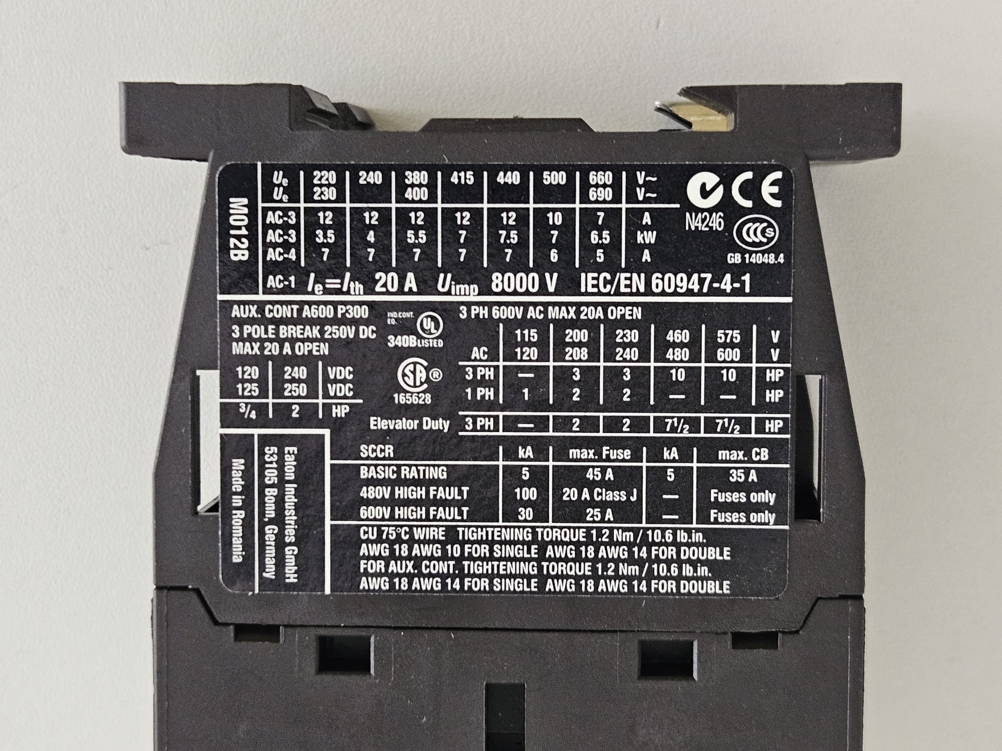 Power switch Moeller DILM - 12 - 10 - Image 2
