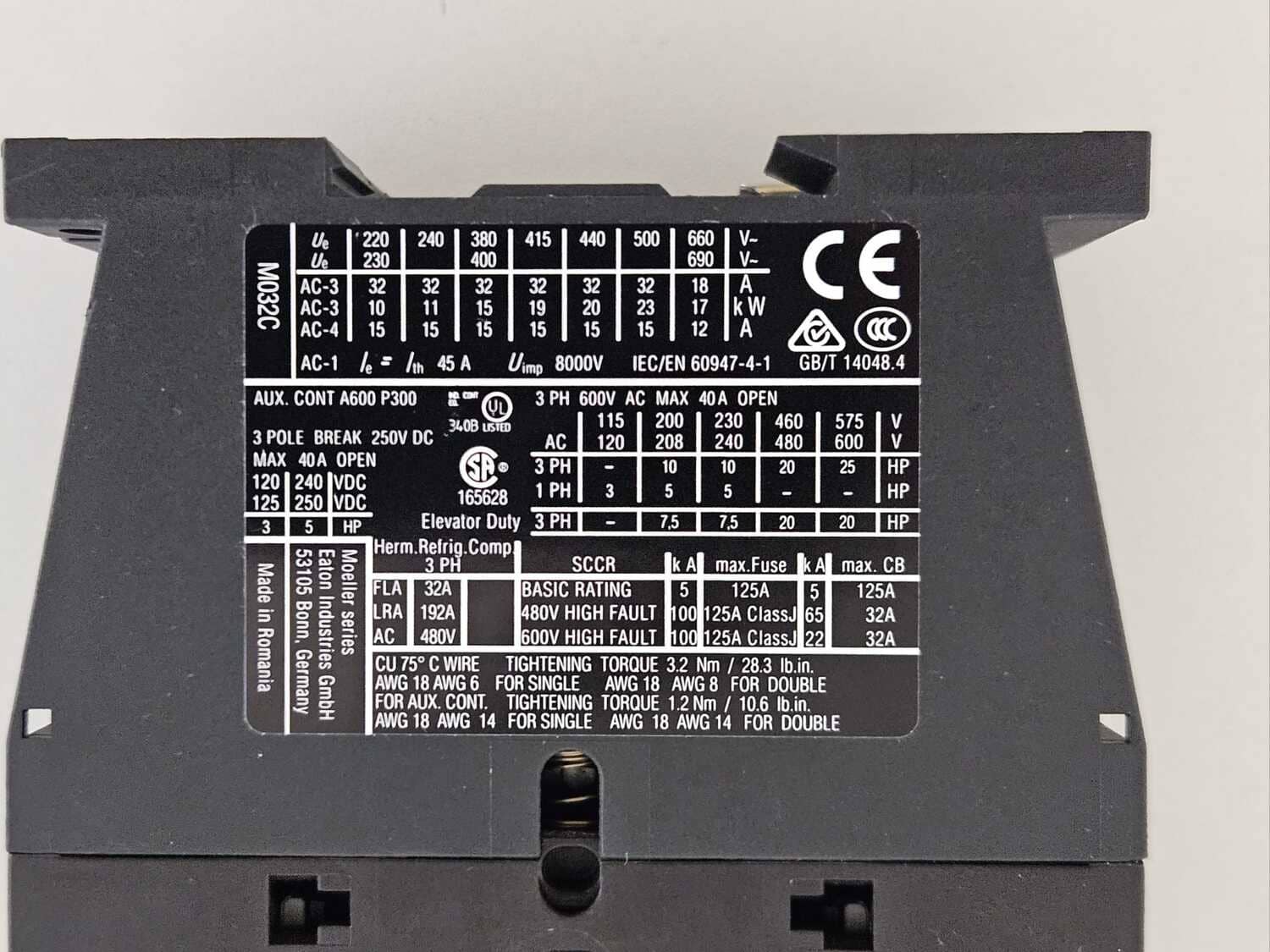 Power switch EATON DILM 32-10 / XTCE032C10F - Image 2