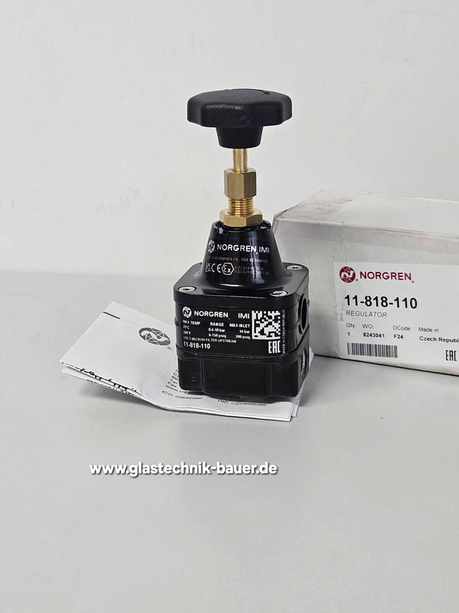 Pressure control valve with handwheel NORGREN 11-818-110