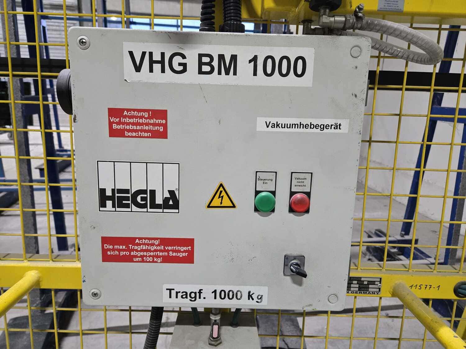 Saugheber mit Schutzgitter Hegla VHG EM 1000 – Bild 5