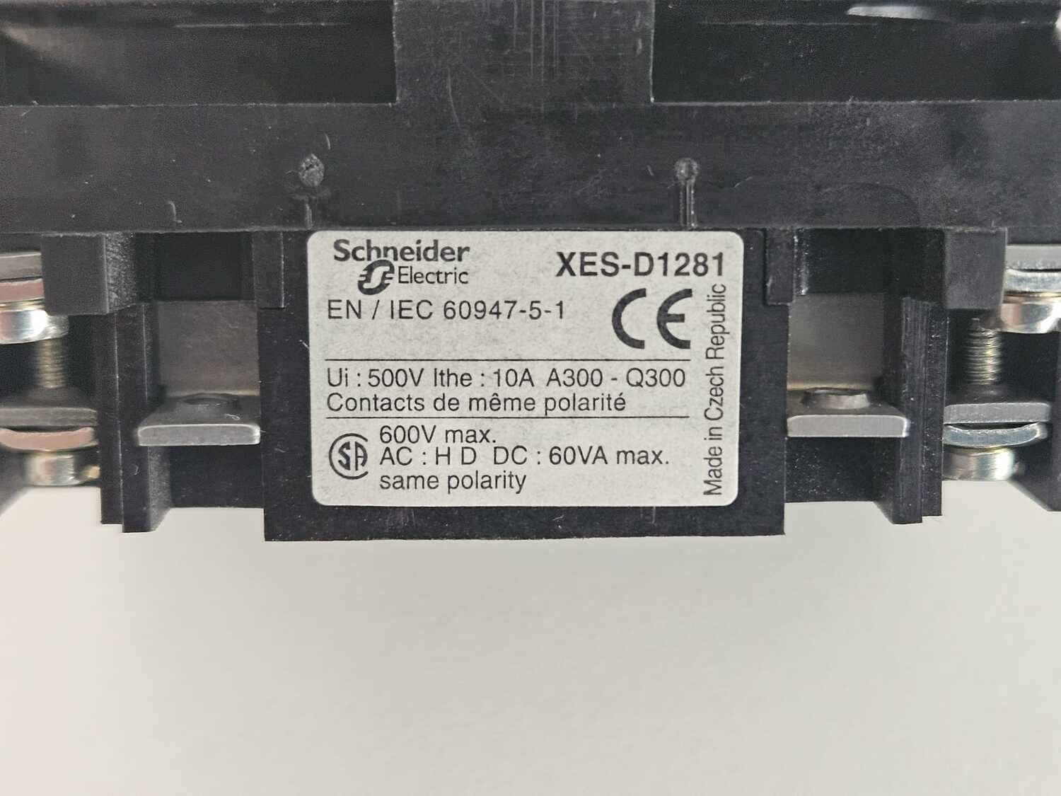 Contact Block Schneider Electric XESD1281 - Image 3