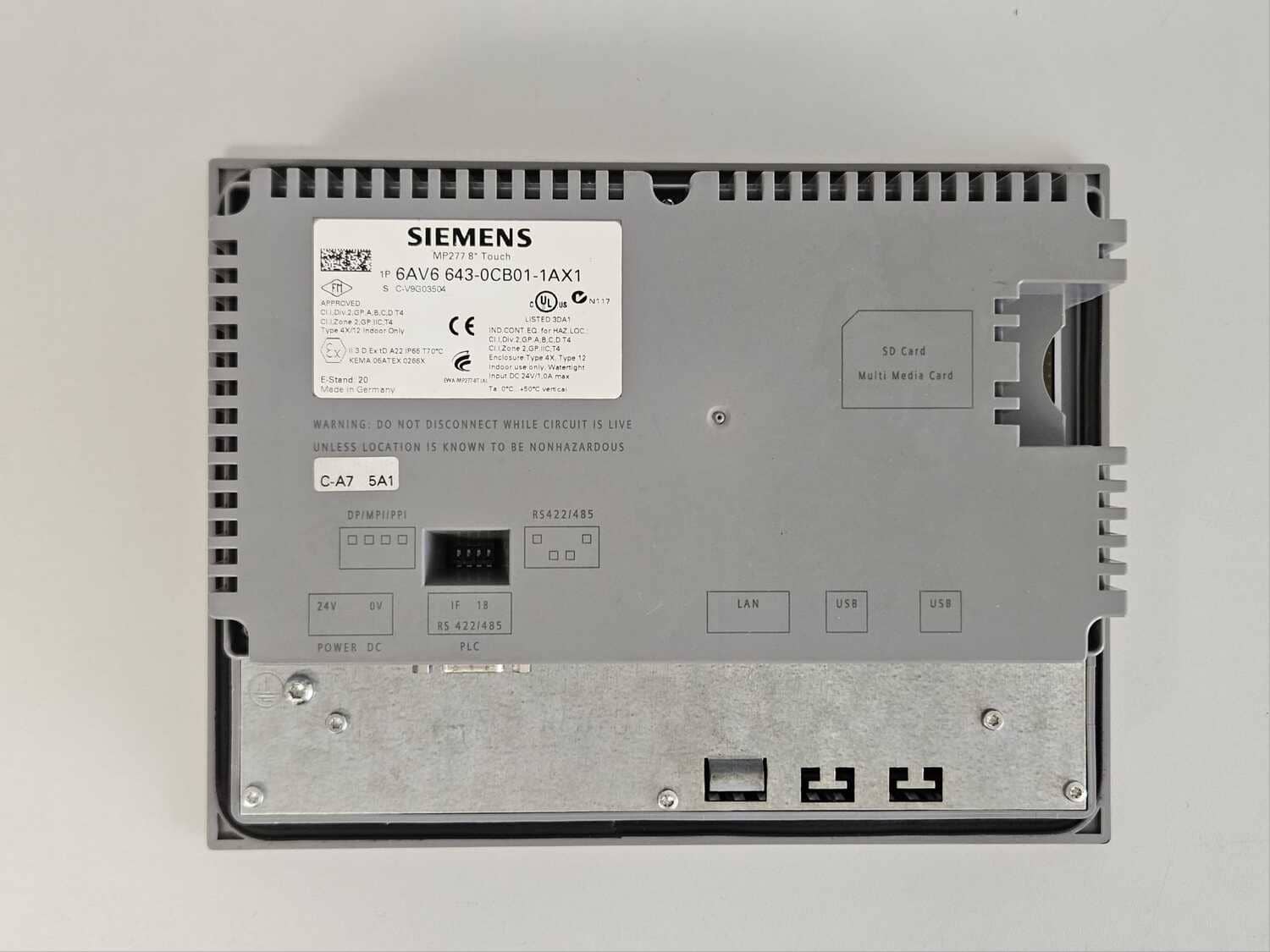MP277-8 Touch Siemens 6AV6643-OCB01-1AX1 - Image 2