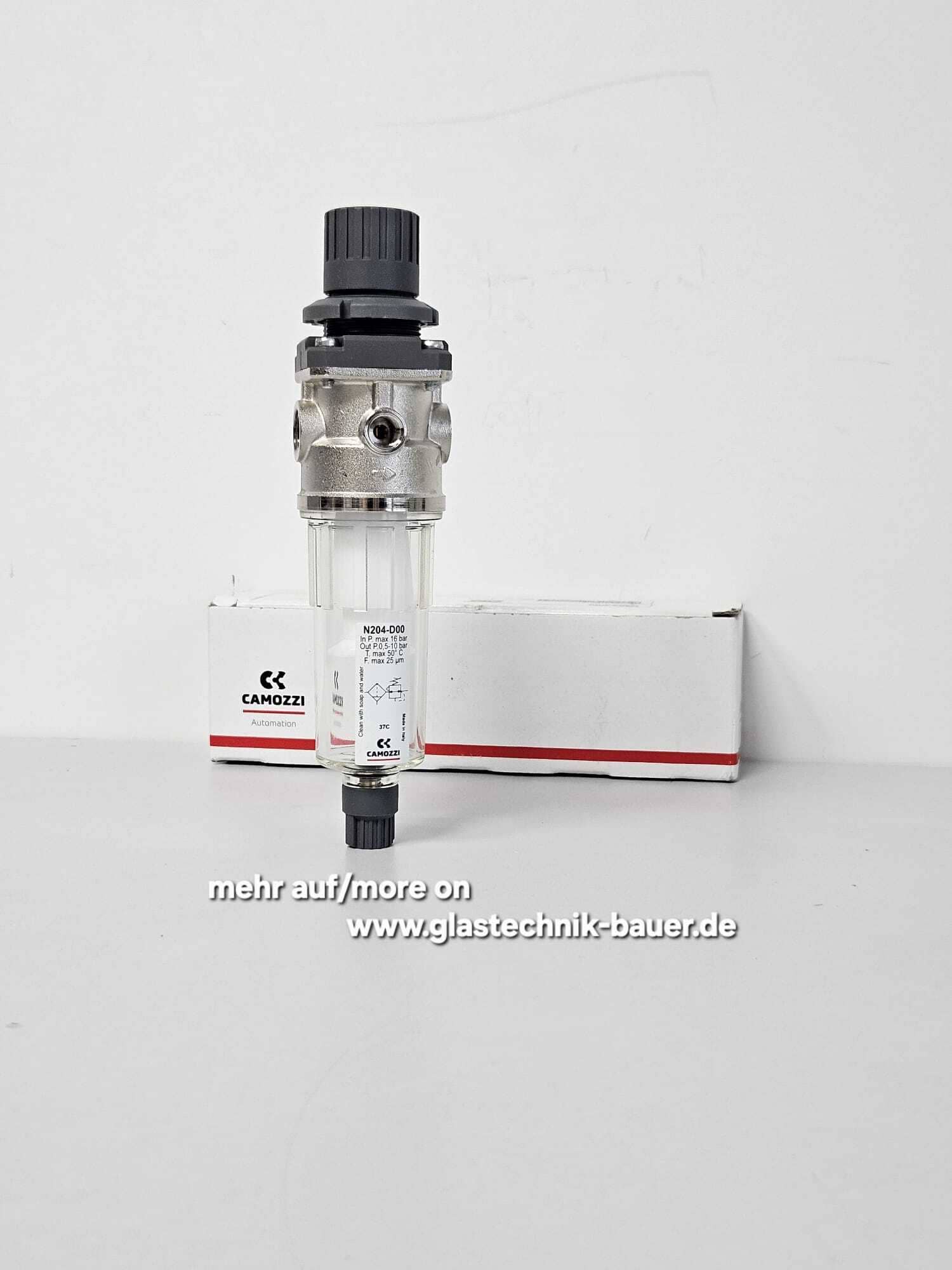Compressed air filter/regulator CAMOZZI N204-D00