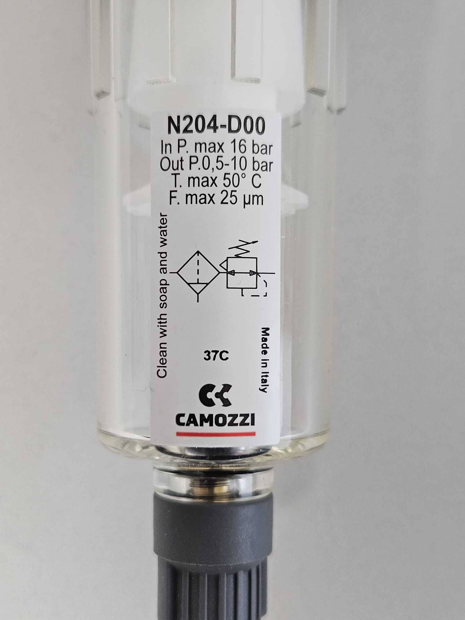 Compressed air filter/regulator CAMOZZI N204-D00 - Image 2