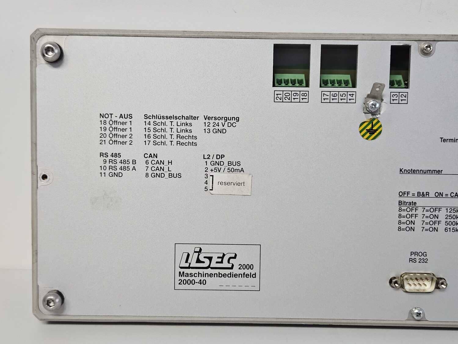 Machine control panel Lisec 2000-40/T2 - Image 3