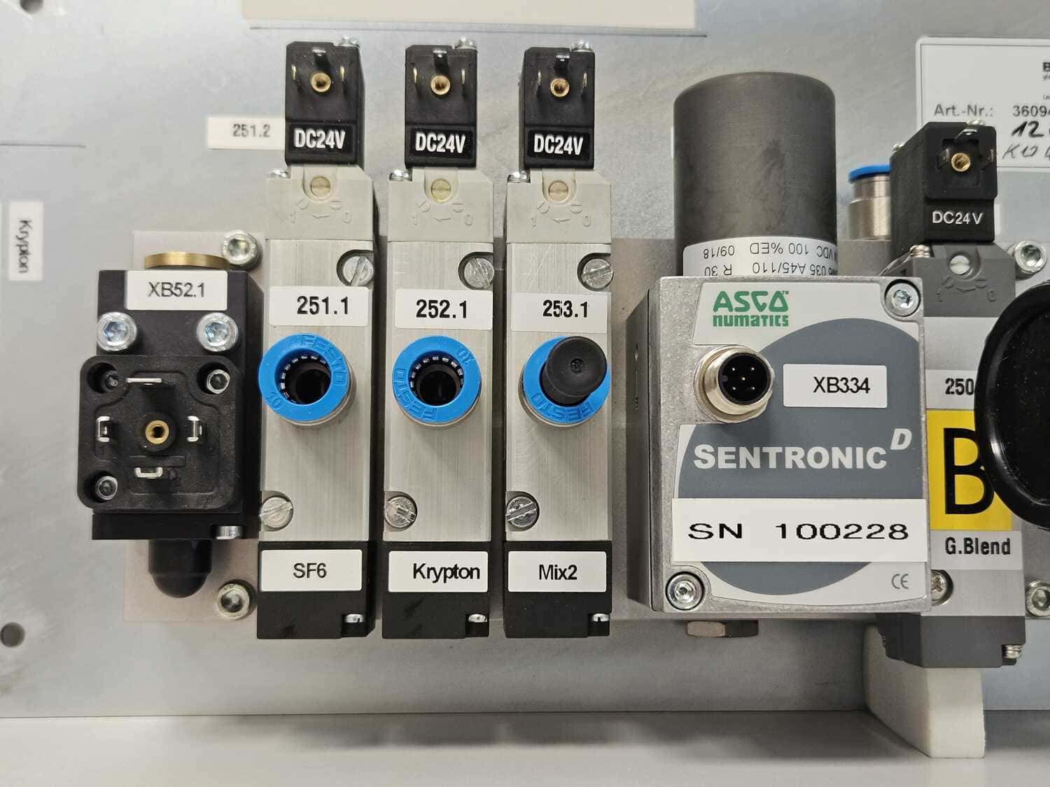 Gas dosing unit Lenhardt/Bystronic (Glaston) 1287B - Image 2