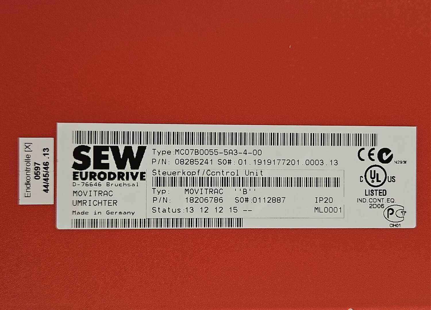 Inverter SEW MC07B005A3-4-00 - Image 4