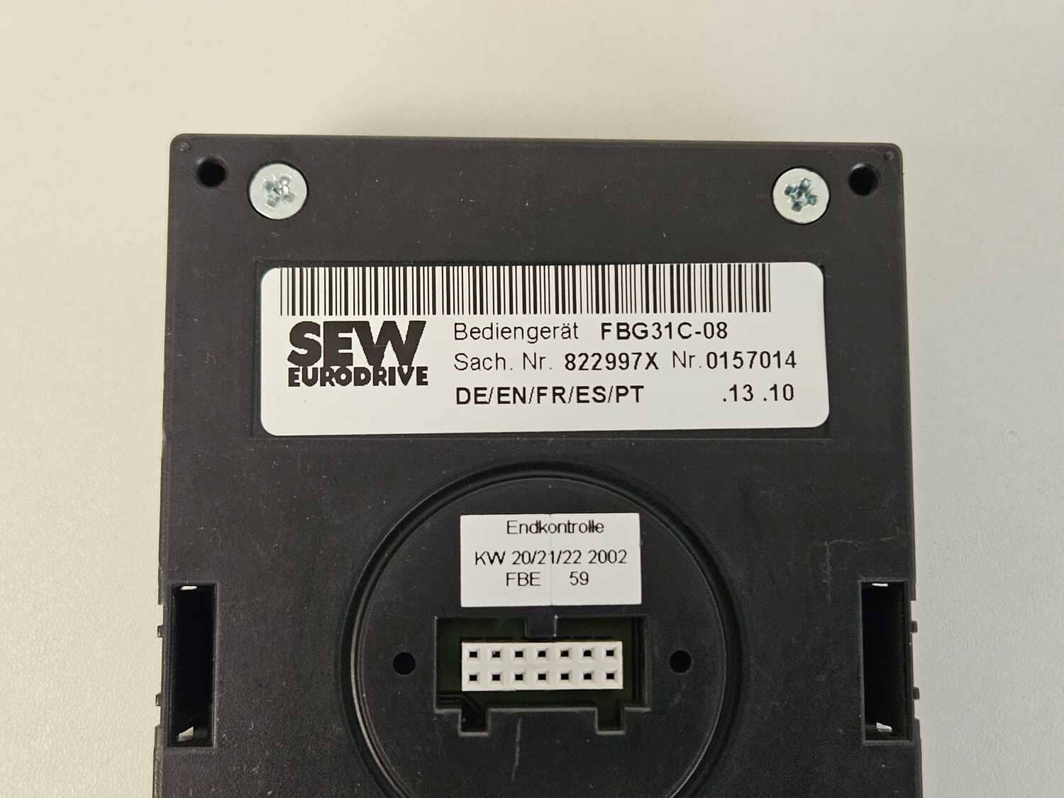 Control unit SEW-Eurodrive FBG31C-08 - Image 2